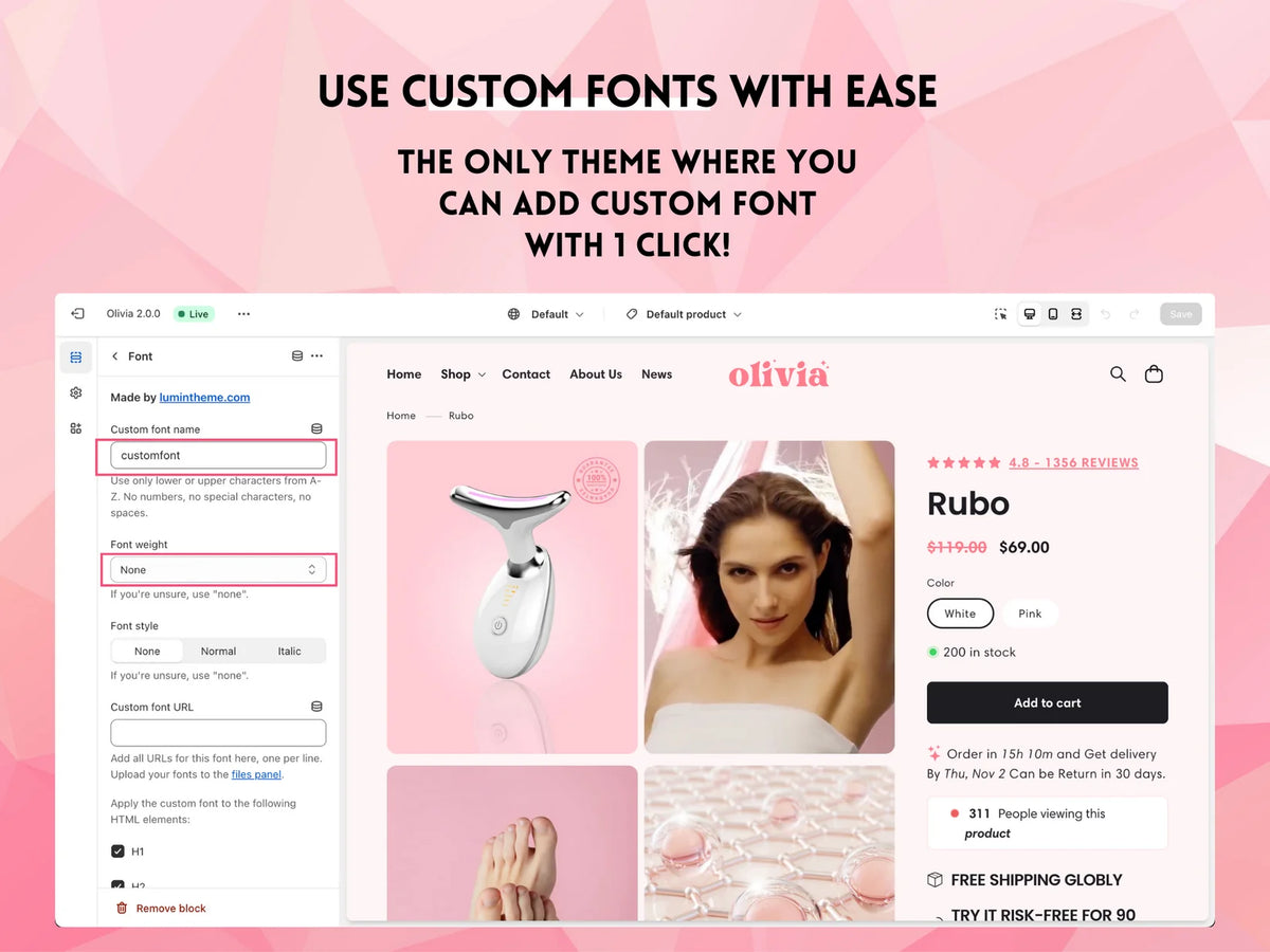 Shopify Roa's ROA Shopify Theme 2.0 – ROA Recipe